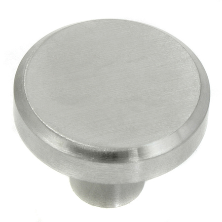 MNG Brickell Stainless Steel Small Flat Top Knob, 1 1/4" (89401) 88908